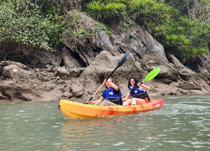Kayaking in Tra Bau island