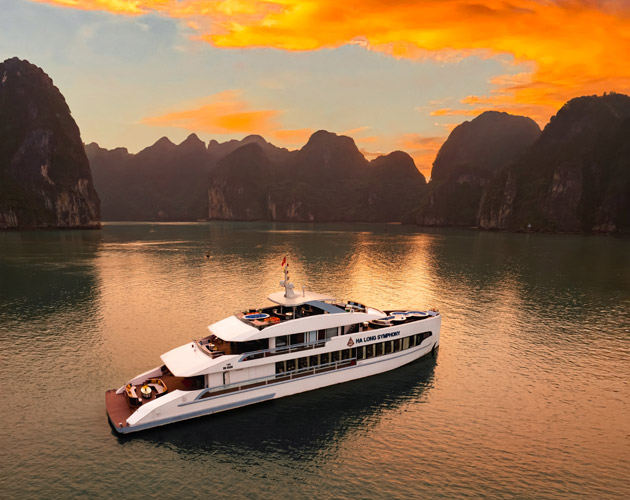 Explore Halong Bay with One Day Symphony Cruise